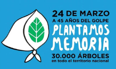 A 45 años del golpe de Estado de 1976.                              Plantemos MEMORIA.