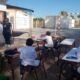 Sin respuesta: La escuela Pablo VI dicta clases en el patio.