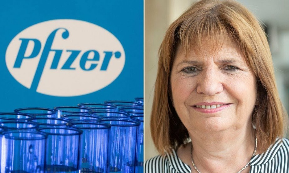 Pfizer desmintió a Patricia Bullrich.