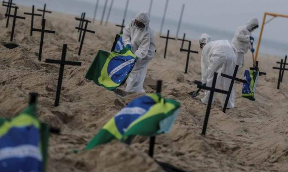 Brasil: Superó las 500 mil muertes por coronavirus.