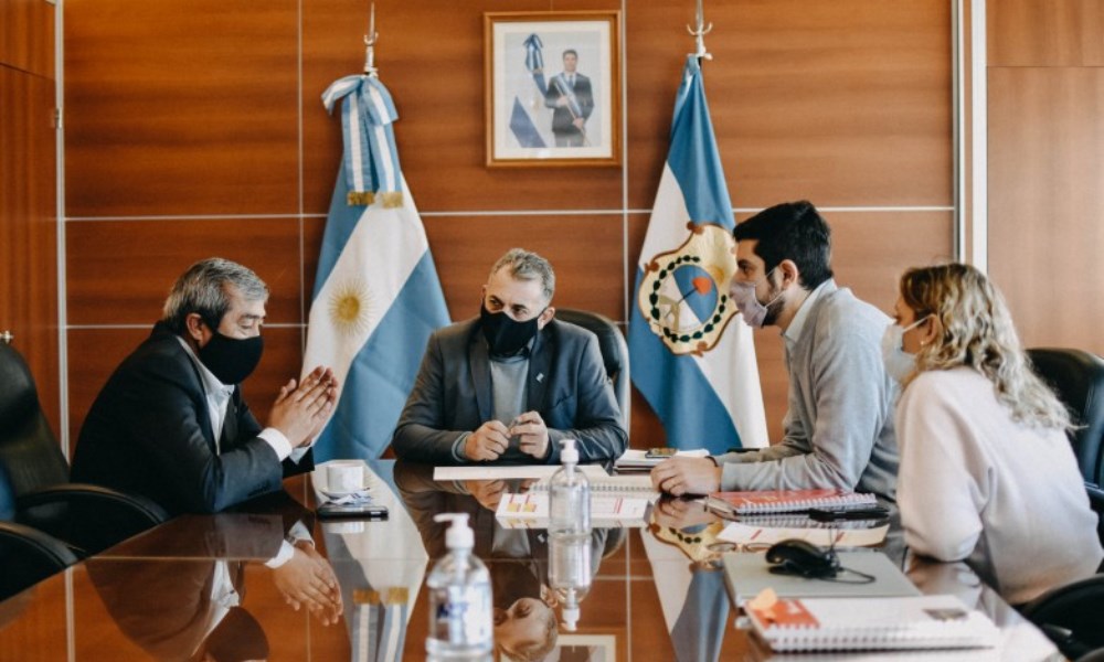 El equipo de Red Tulum recibió a los intendentes de Calingasta y Jáchal para analizar obras de infraestructura.