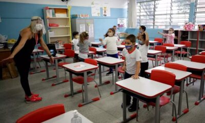 Una mirada sobre la reapertura escolar presencial en Argentina y Brasil.