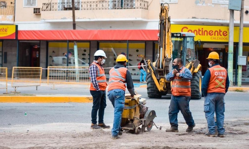 Avanza la renovación del sistema cloacal de Caucete.