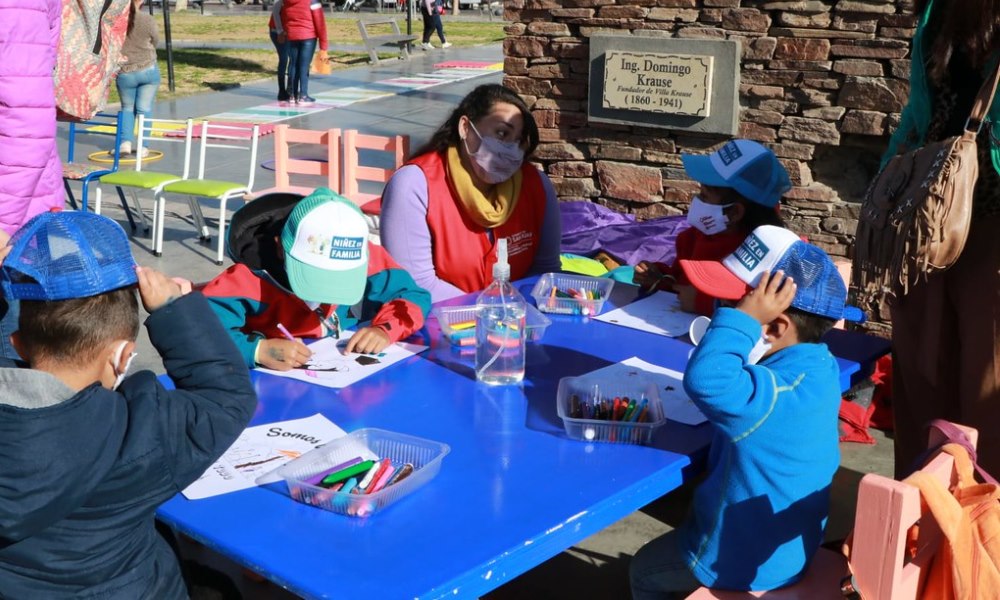 Las infancias celebraron su mes con actividades recreativas y lúdicas.