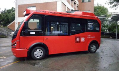 Un país latinoamericano presentó un «metrobusito» 100% electrico.