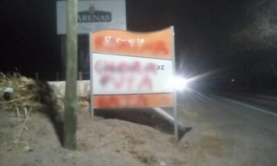 Desde el Inadi repudiaron las pintadas hacia Romina Rosas.