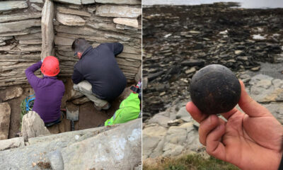 Escocia: Arqueólogos encuentran unas misteriosas piedras esféricas en una tumba.