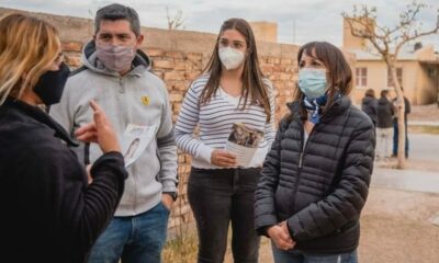 Laciar y Orrego caminaron por Ullum.