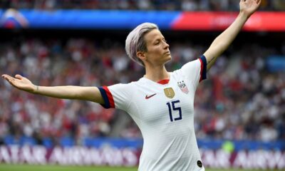 Megan Rapinoe y más de 500 atletas apoyan el derecho al aborto en Estados Unidos.