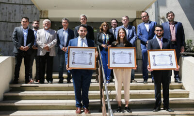 Distinguieron a los graduados con mejor rendimiento en Abogacía y Ciencias Políticas.