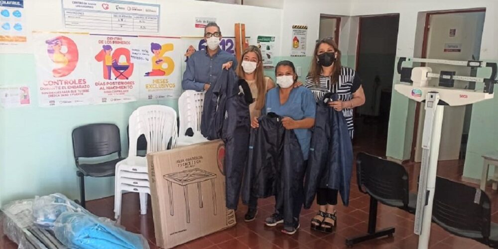 Centros de Salud de Sarmiento y 25 de Mayo recibieron una donación de la Organización Panamericana de la Salud.