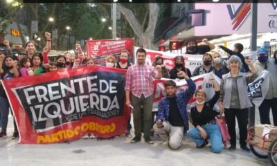 El FIT-Unidad hoy cerrará su campaña electoral.