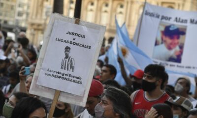 Masiva marcha para pedir justicia por Lucas González.