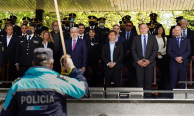 Mensaje de Kicillof a la Policía bonaerense: «Necesitamos una Policía implacable con el delito y en cumplimiento de la ley».