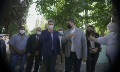 Sergio Uñac visitó Calingasta e inauguró el Centro Operativo de la Secretaría de Ambiente.