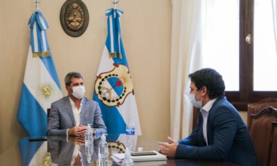 Situación hídrica, eje de la reunión del Gobernador con el ministro Ariel Lucero.