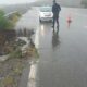 Un hombre en Ullum quedó varado en las inmediaciones de El Castillito debido a la lluvia.