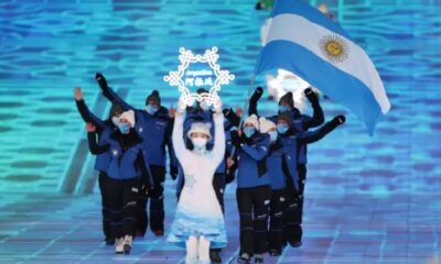 Juegos Olímpicos de Invierno Beijing 2022: Con la presencia de Alberto Fernández, Argentina participó en la ceremonia inaugural.