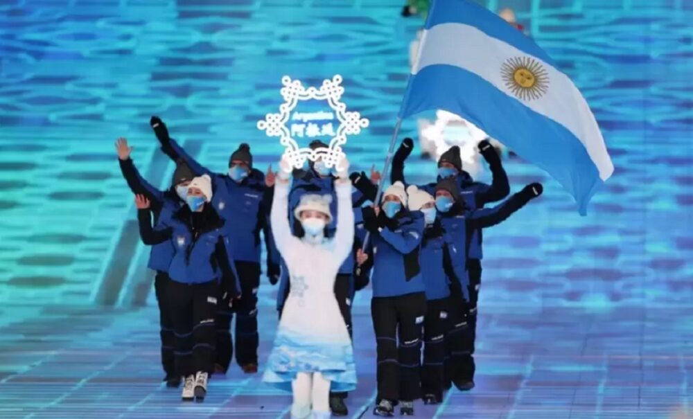 Juegos Olímpicos de Invierno Beijing 2022: Con la presencia de Alberto Fernández, Argentina participó en la ceremonia inaugural.