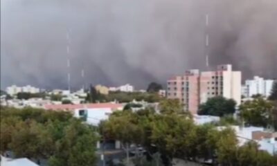 El viento de ayer registró ráfagas de hasta 98,1 km/h. (videos)