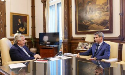 El gobernador se reunió con el presidente Alberto Fernández.