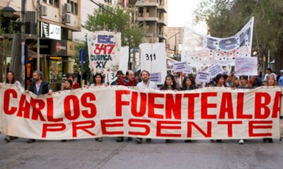 A 15 años del asesinato de Carlos Fuentealba, miles de docentes marcharon en su honor en Neuquén.