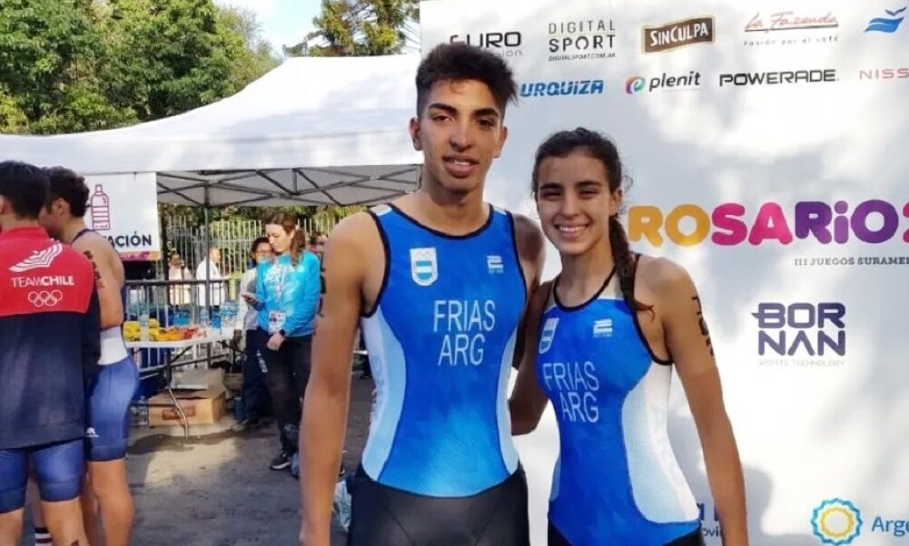 Los sanjuaninos Daiana Frías y Luciano Frías ganaron la medalla de bronce en los Juegos Suramericanos de la Juventud Rosario 2022.￼