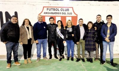 En San Martín inauguraron obras en el club Angaqueros del Sud.