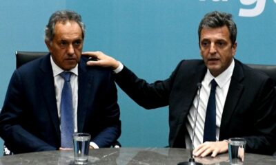 Tras la reunión privada con Scioli, Massa pidió a los medios de comunicación que lo «dejen trabajar el fin de semana»