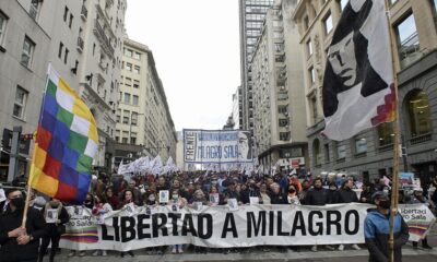 El Frente Milagro Sala marcha este jueves al Congreso Nacional para pedir la libertad de la líder Tupac Amaru.