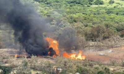 Venezuela denuncia un nuevo ataque de «grupos terroristas» a un gasoducto en el oriente del país.