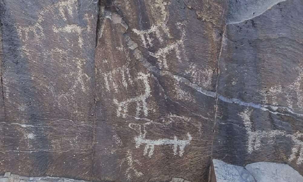 Encontraron grabados rupestres en rocas de pueblos originarios de Iglesia.