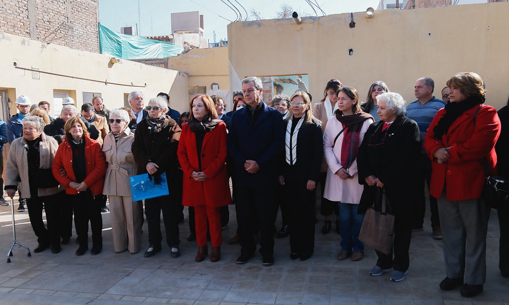 Pusieron en marcha la construcción de la nueva sede del Sindicato de Amas de Casa.