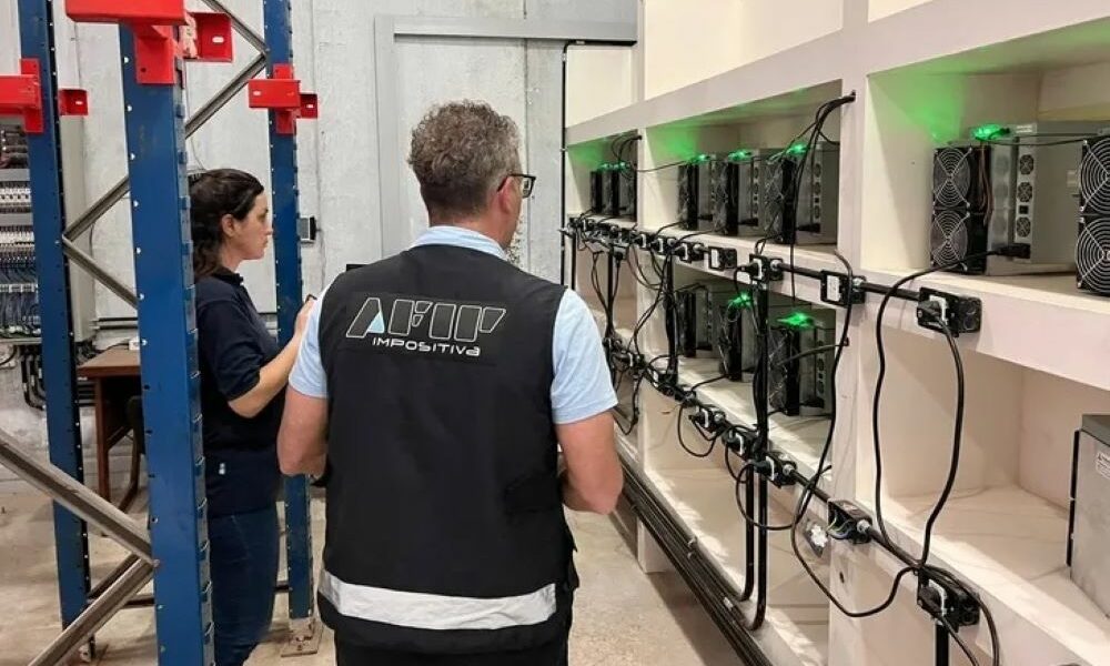 AFIP halló una granja clandestina de criptomonedas en San Juan.