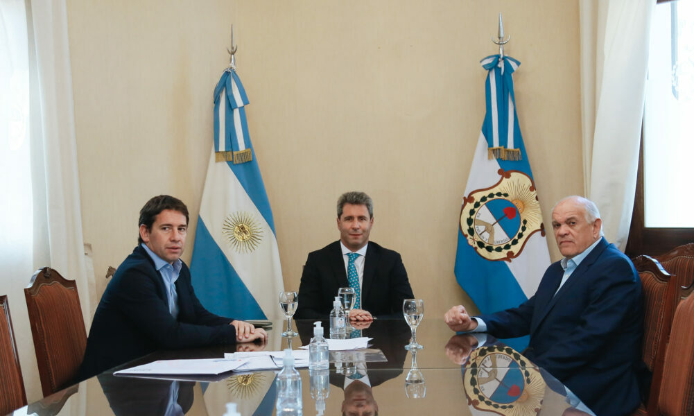 El gobernador Uñac se reunió con el presidente de Taranto.