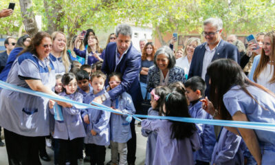 El gobernador Uñac inauguró un JINZ en la Escuela Pedro Nolasco Fonseca.