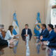 El gobernador recibió a la defensora nacional de los Derechos de los Niños, Niñas y Adolescentes.