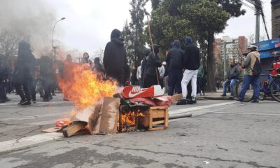 Los disturbios protagonizaron la marcha en recuerdo de las víctimas de la dictadura en Chile. 