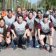 Mujeres policias sanjuaninas jugaron su primer campeonato de fútbol.