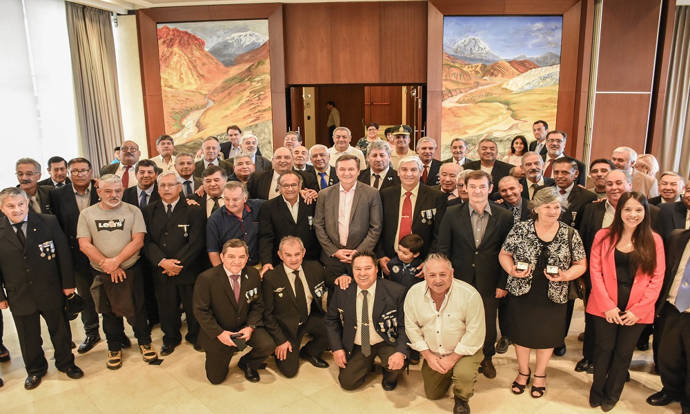 El Gobierno de San Juan distinguió a Veteranos de Guerra de Malvinas.