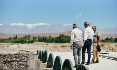 Avanza la construcción del puente que dará más accesibilidad a tres pueblos calingastinos.