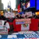 Las protestas peruanas contra Dina Boluarte llegan a Nueva York.