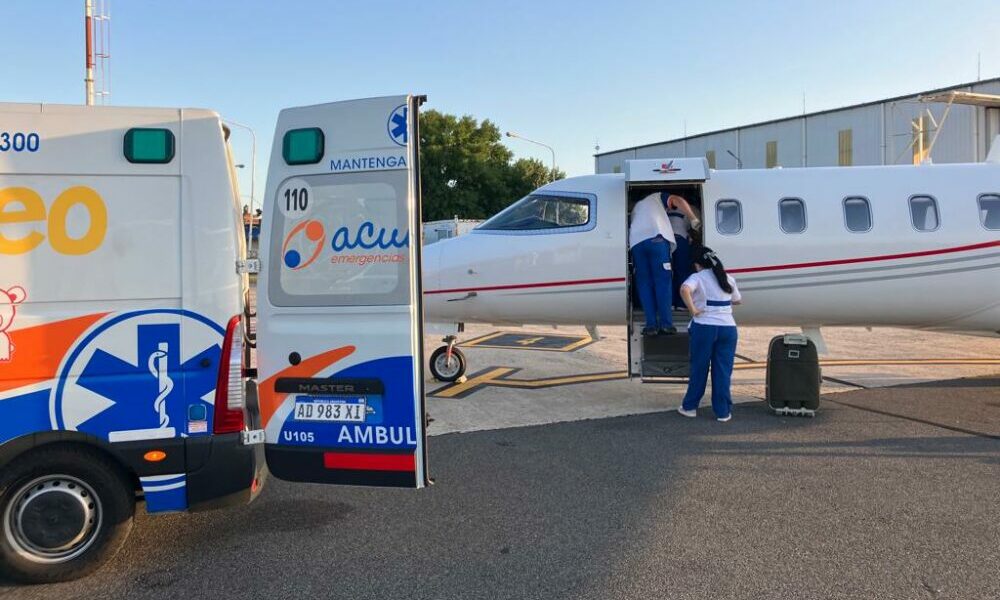 El avión sanitario de la Provincia realizó con éxito el traslado de un bebé con cardiopatía congénita.