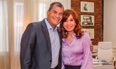 Cristina Kirchner celebró la victoria de la agrupación de Rafael Correa en las elecciones regionales de Ecuador.