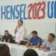 Alberto Hensel en Sarmiento: “estamos a disposición de ustedes para seguir trabajando”.