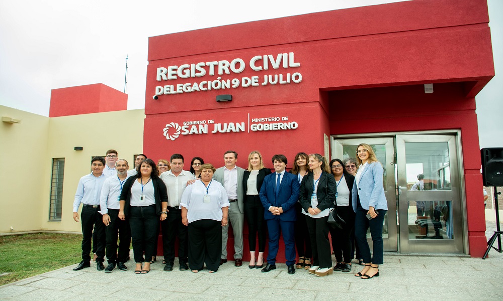 9 de Julio tiene una nueva sede del Registro Civil.