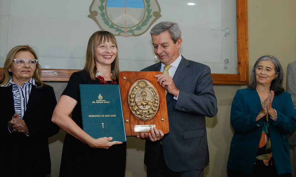 La embajadora de Polonia en la Argentina estuvo en San Juan y ponderó la producción de vinos.