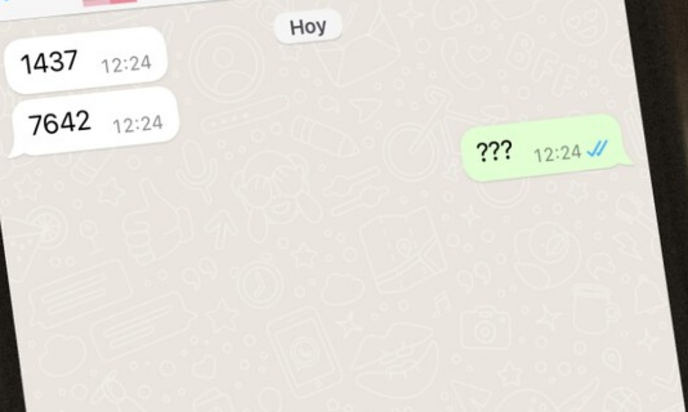 Mensajes encriptados con números, la nueva tendencia entre los jóvenes en WhatsApp.