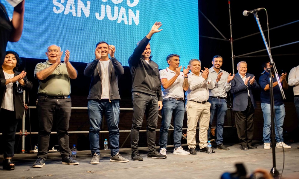 Quiénes son los candidatos que se presentan por la intendencia en Chimbas, por Uñac.