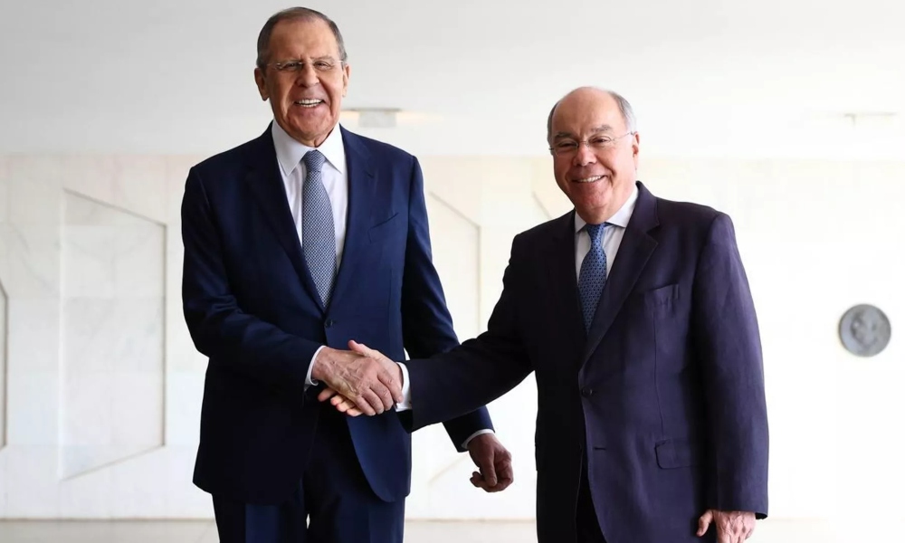 Lavrov llega a Brasil e inicia su gira por América Latina.